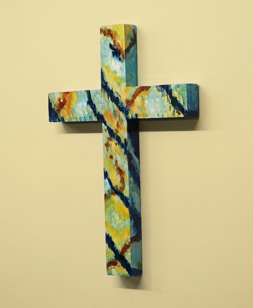 Hand Painted Cross